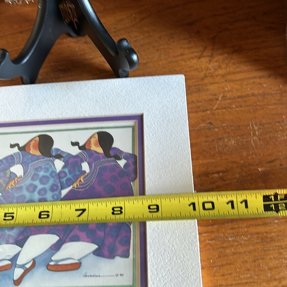 1991 Barbara Lavalee “Chorus Line” matted print sealed in original packaging - Picture 6 of 7